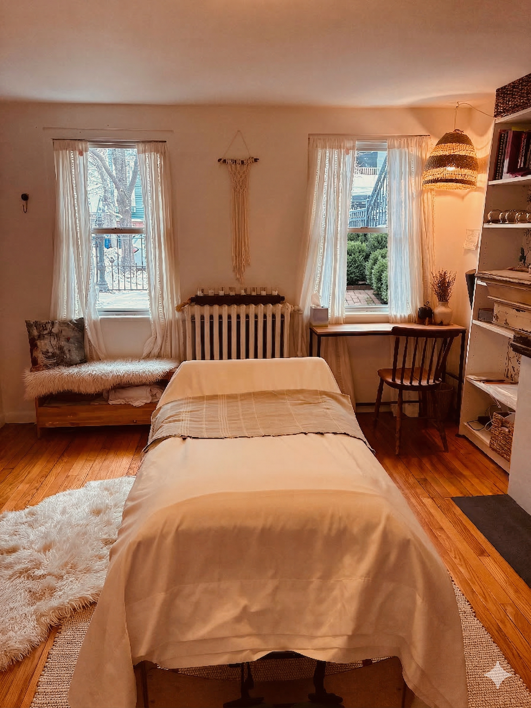 Brooklyn Qi treatment room, Park Slope Brooklyn